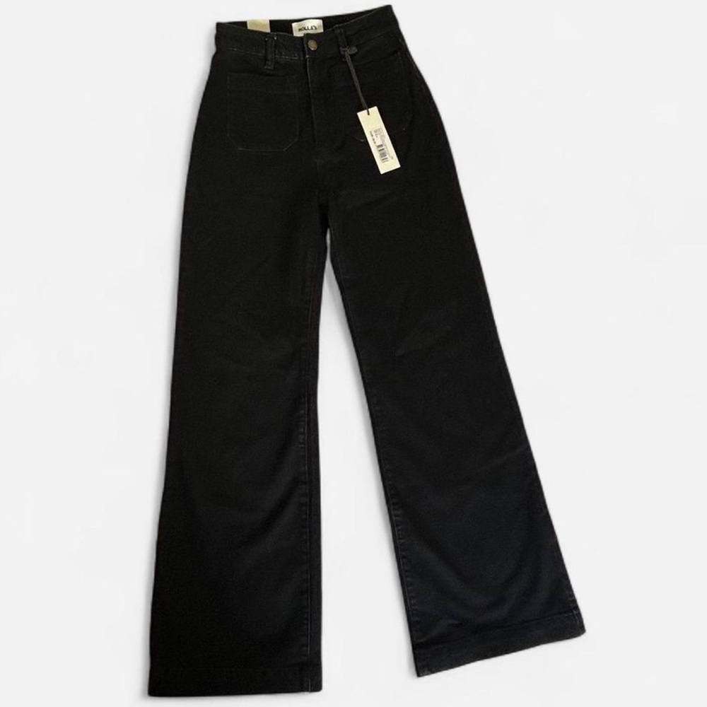 ROLLA'S Black Wide Leg Flare Jeans